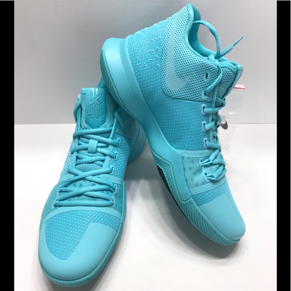 NEW Nike Kyrie Irving3 Aqua Means Basketball Shoes - Picture 7 of 8